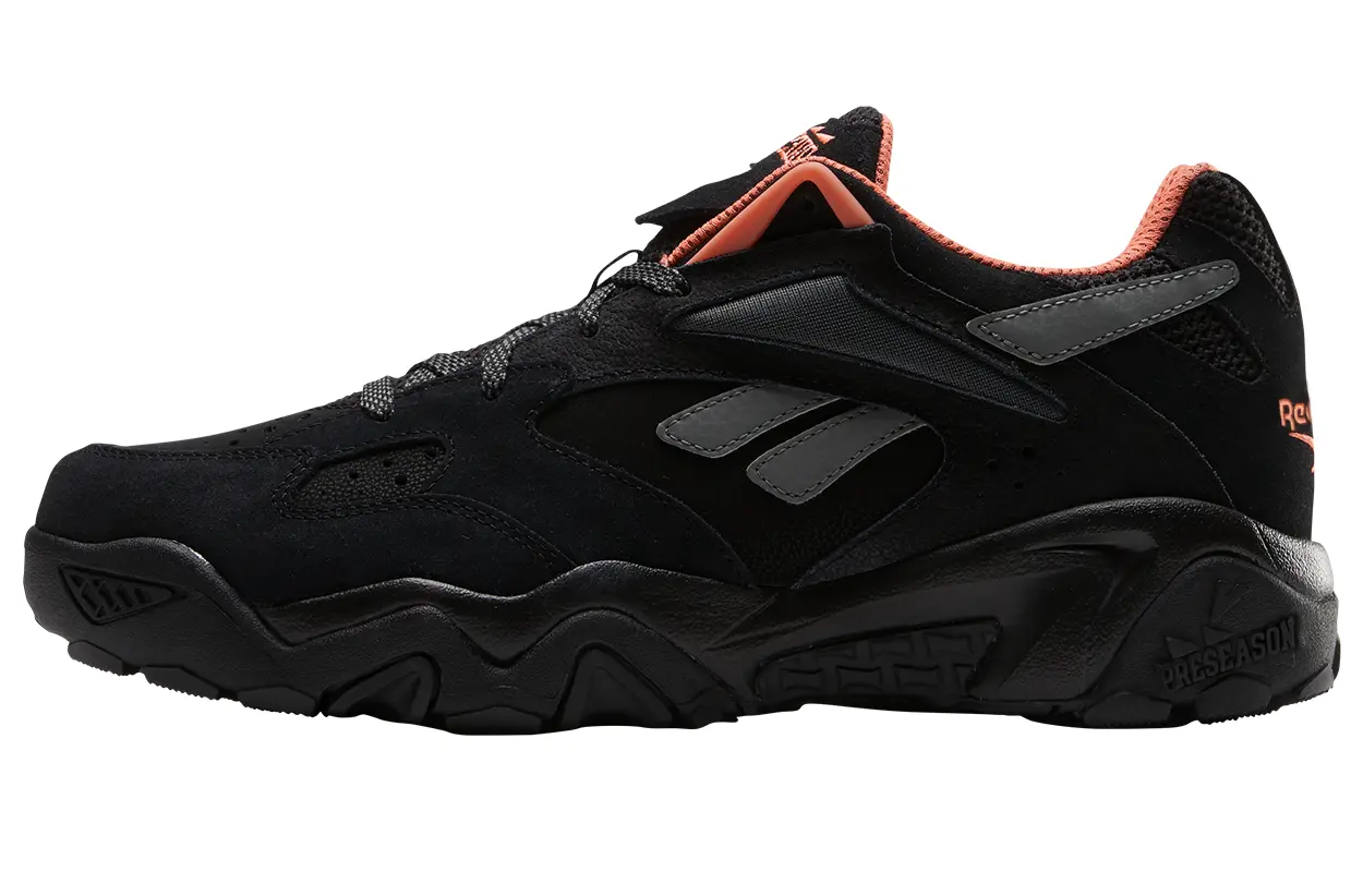 

Кроссовки Reebok Preseason 94 Vintage Basketball Shoes Unisex Low-top Black, черный