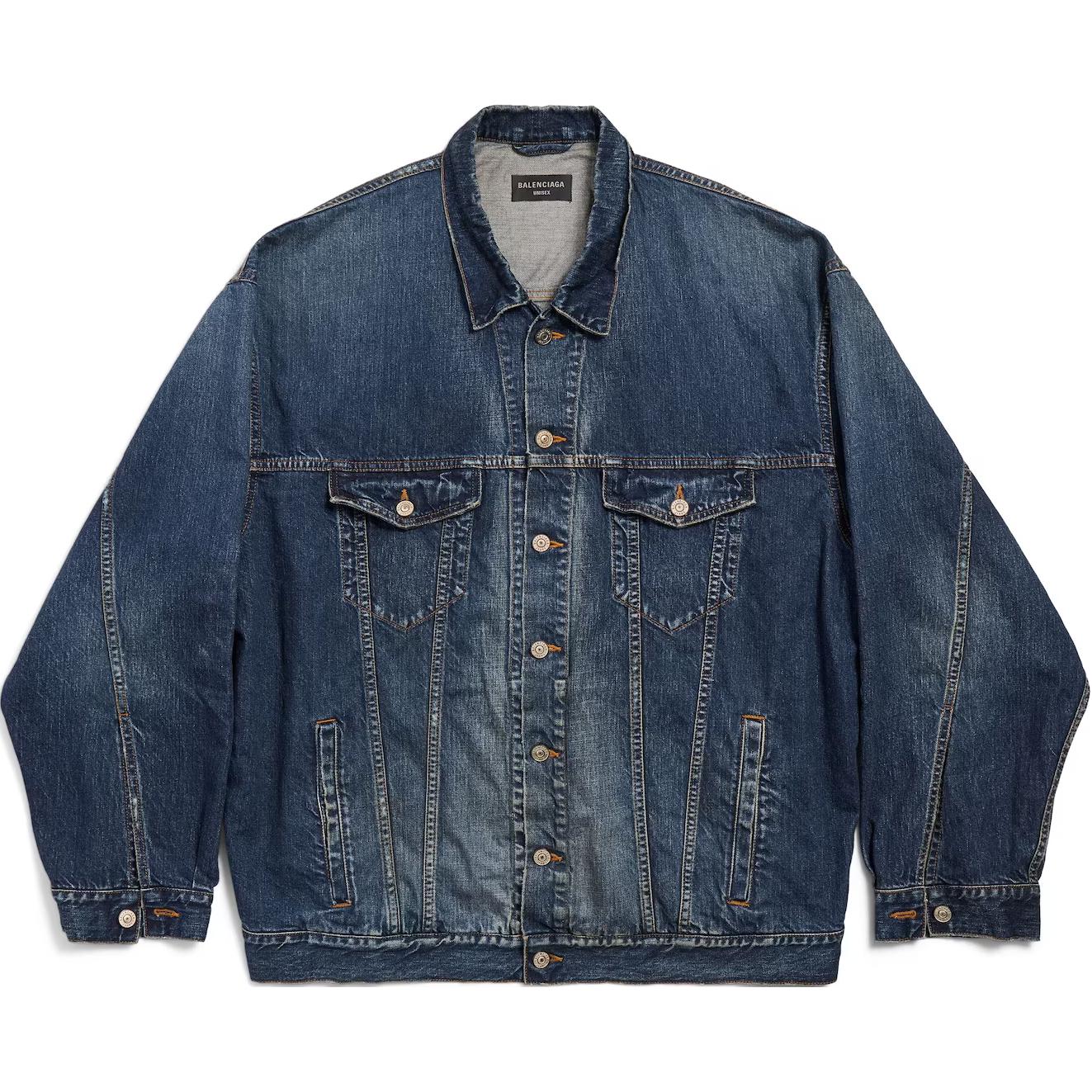 

Balenciaga Куртка оверсайз на липучках, Blue