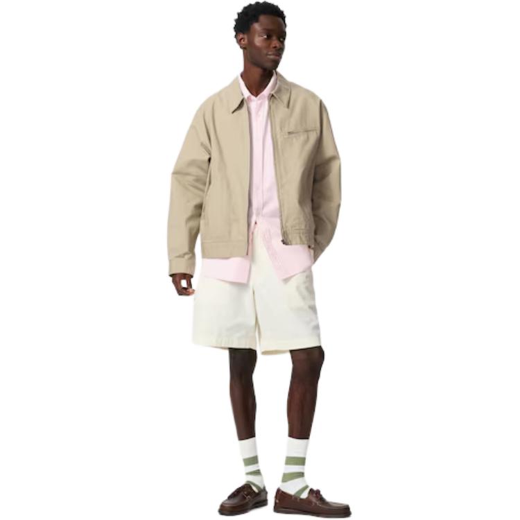Шорты X JW Anderson Casual Shorts Unisex Beige UNIQLO, бежевый — фото 4