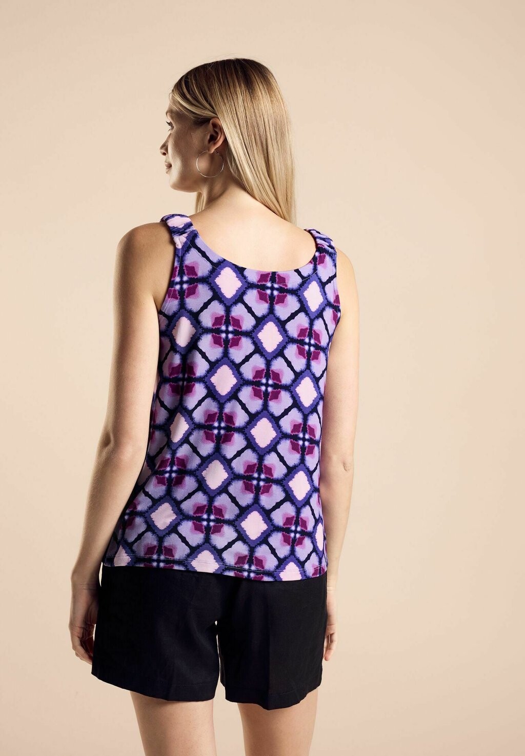 

Топ MIT PRINT Street One, фиолетовый