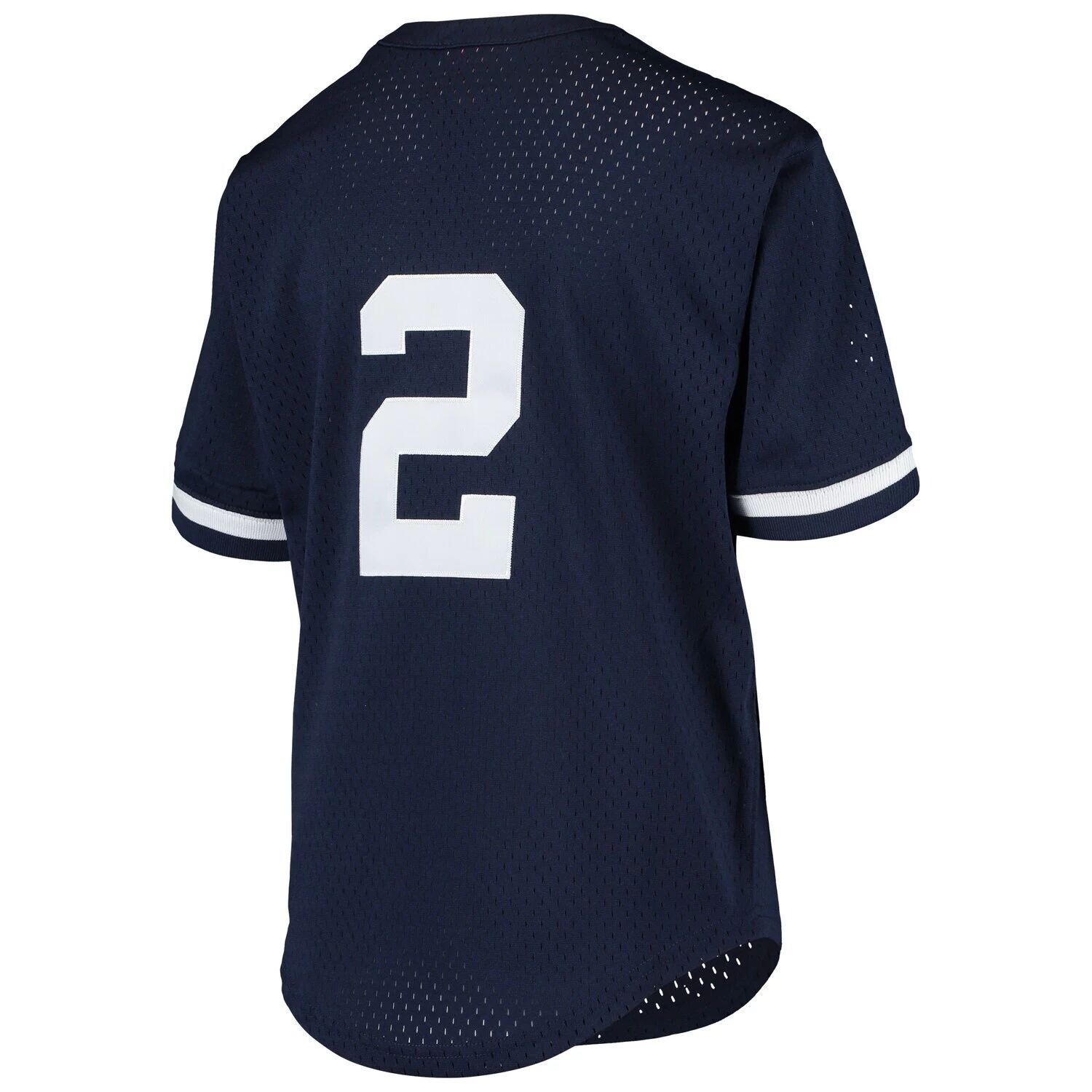 Молодежный Джерси Mitchell & Ness Derek Jeter Navy New York Yankees Cooperstown Collection, сетчатый тренировочный трикотаж Unbranded — фото 3