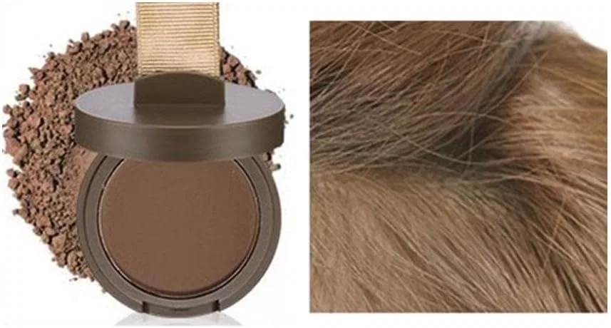 Пудра для волос Hair Fluffy Powder, светло-коричневый, Vibripriya, 4 г