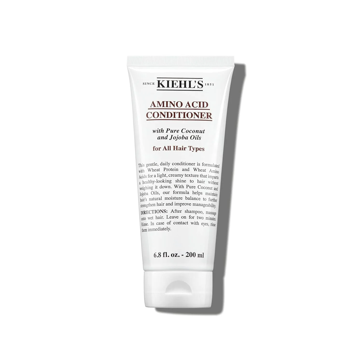 Кондиционер Kiehl's Amino Acid для укрепления и увлажнения волос с аминокислотами, маслом жожоба и кокоса 201 мл / 200 мл
