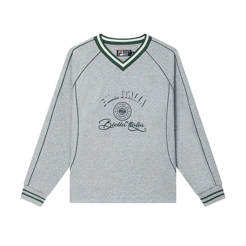 

Свитшоты мужские Cloud Mist Heather Gray FILA, серый