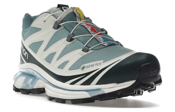 Кроссовки x kith xt-6 gtx gore-tex blue cream 472068 Salomon, бежевый — фото 3