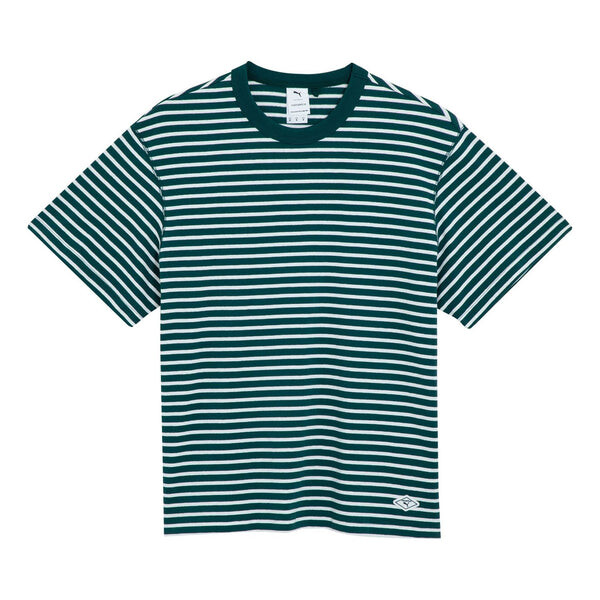 

Футболка x nanamica striped t-shirt 'green' Puma, зеленый