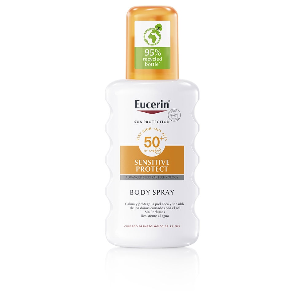 

Солнцезащитный крем sun sensitive protect spray spf50+ Eucerin, объем 200 мл