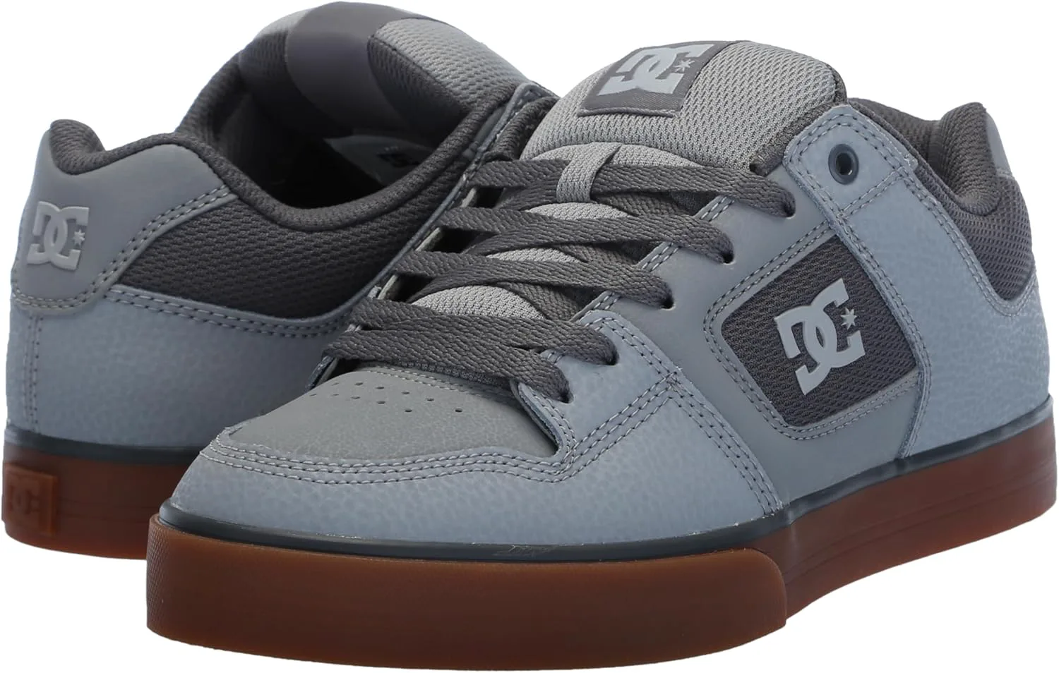 Мужские кеды DC Mens Pure Low Top с низким верхом на шнуровке для повседневного ношения и скейтбординга DC Shoes — фото 3