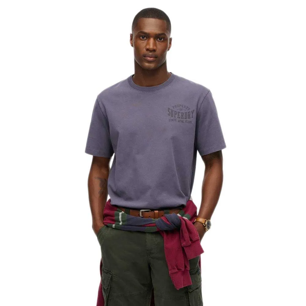 

Футболка с коротким рукавом Superdry Athletic Essentials, серый