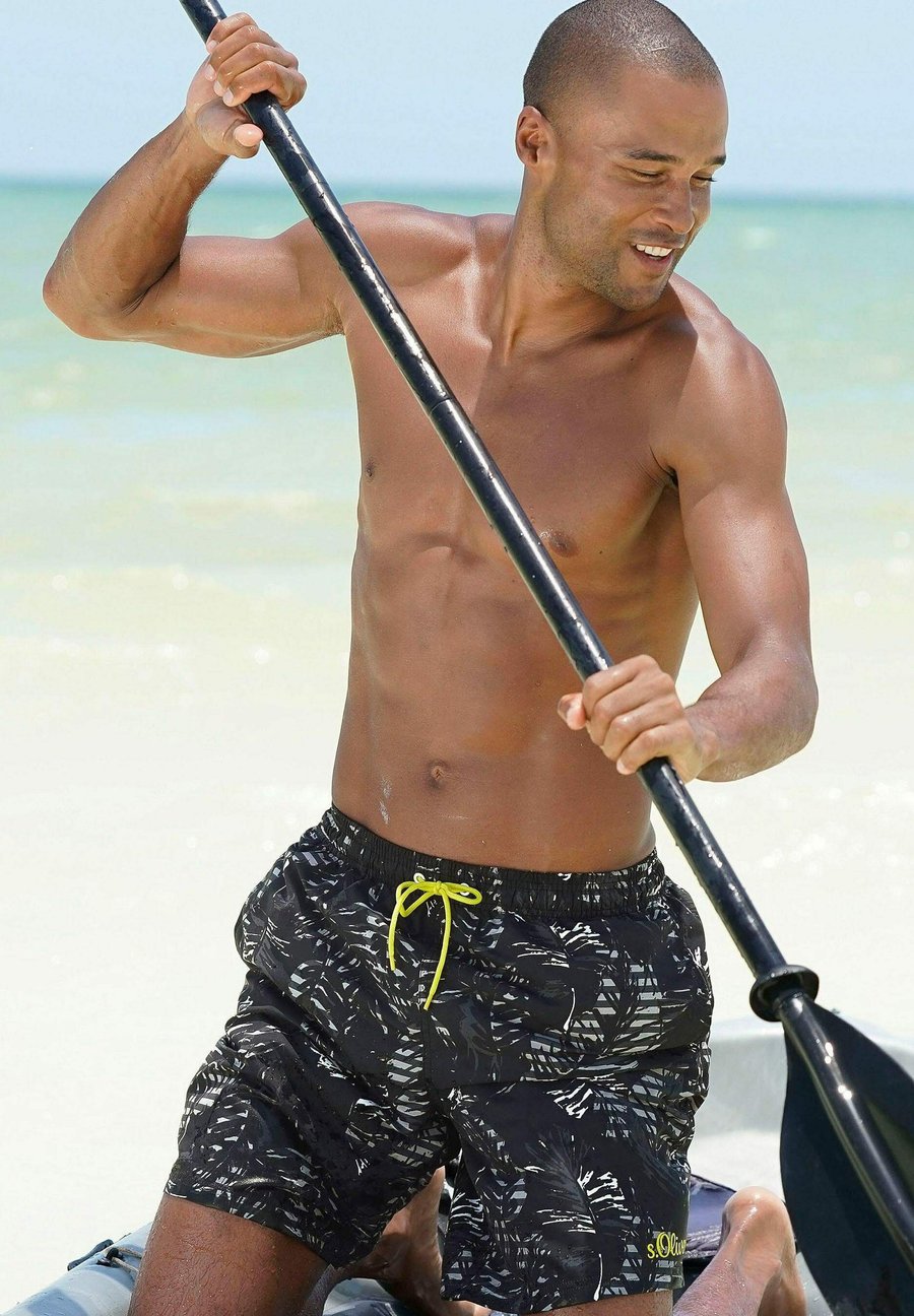 

Шорты для плавания s.Oliver Swimming shorts, Schwarz Bedruckt/Black