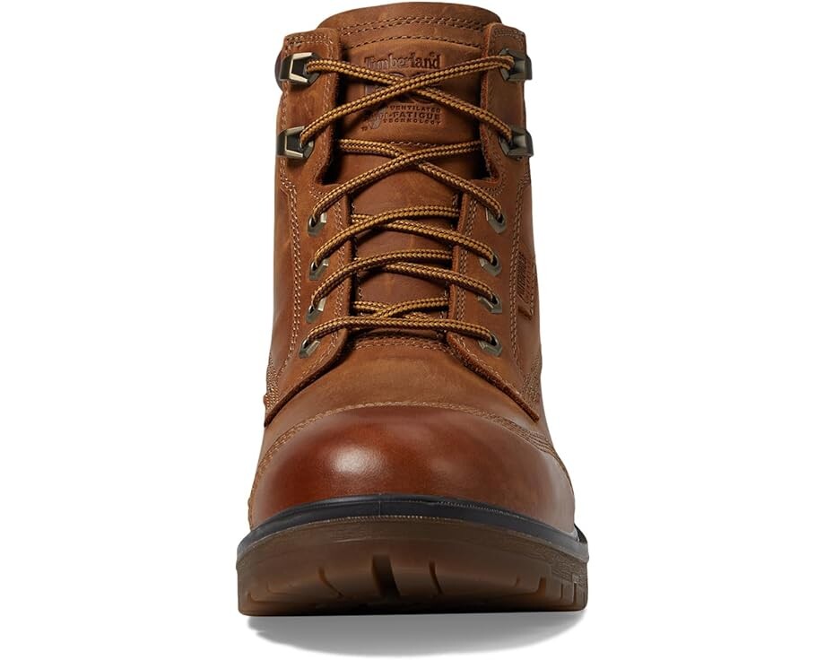 Мужские ботинки Timberland PRO Whitman из водонепроницаемой кожи, коричневый — фото 2