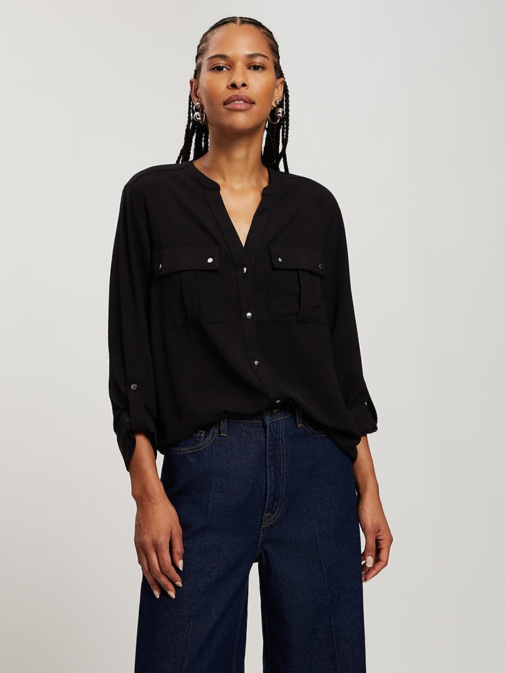 

Блузка Cross Jeans, черный