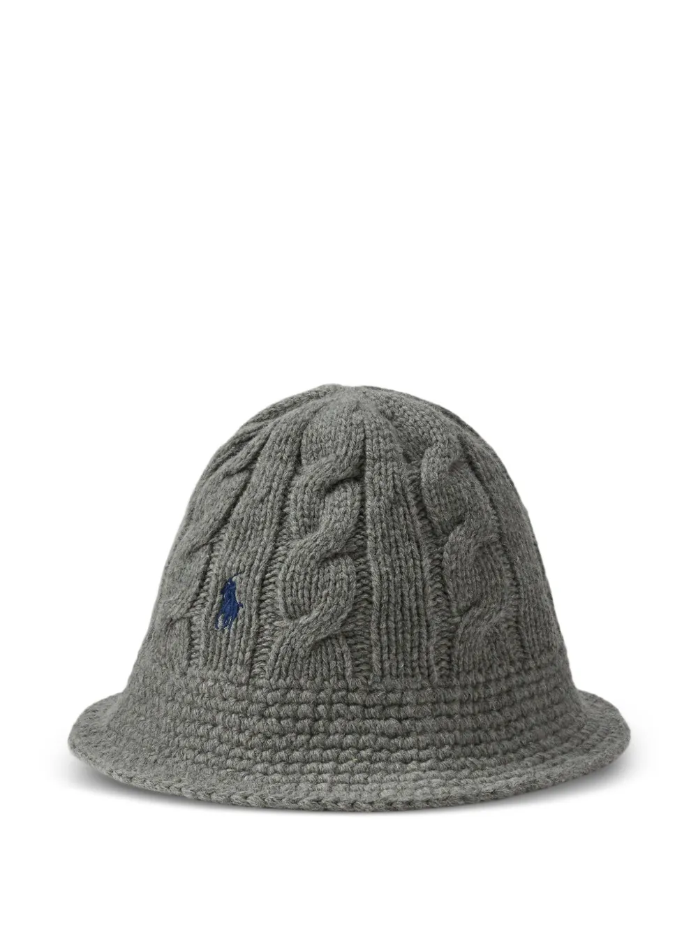 

Панама фактурной вязки POLO RALPH LAUREN, серый