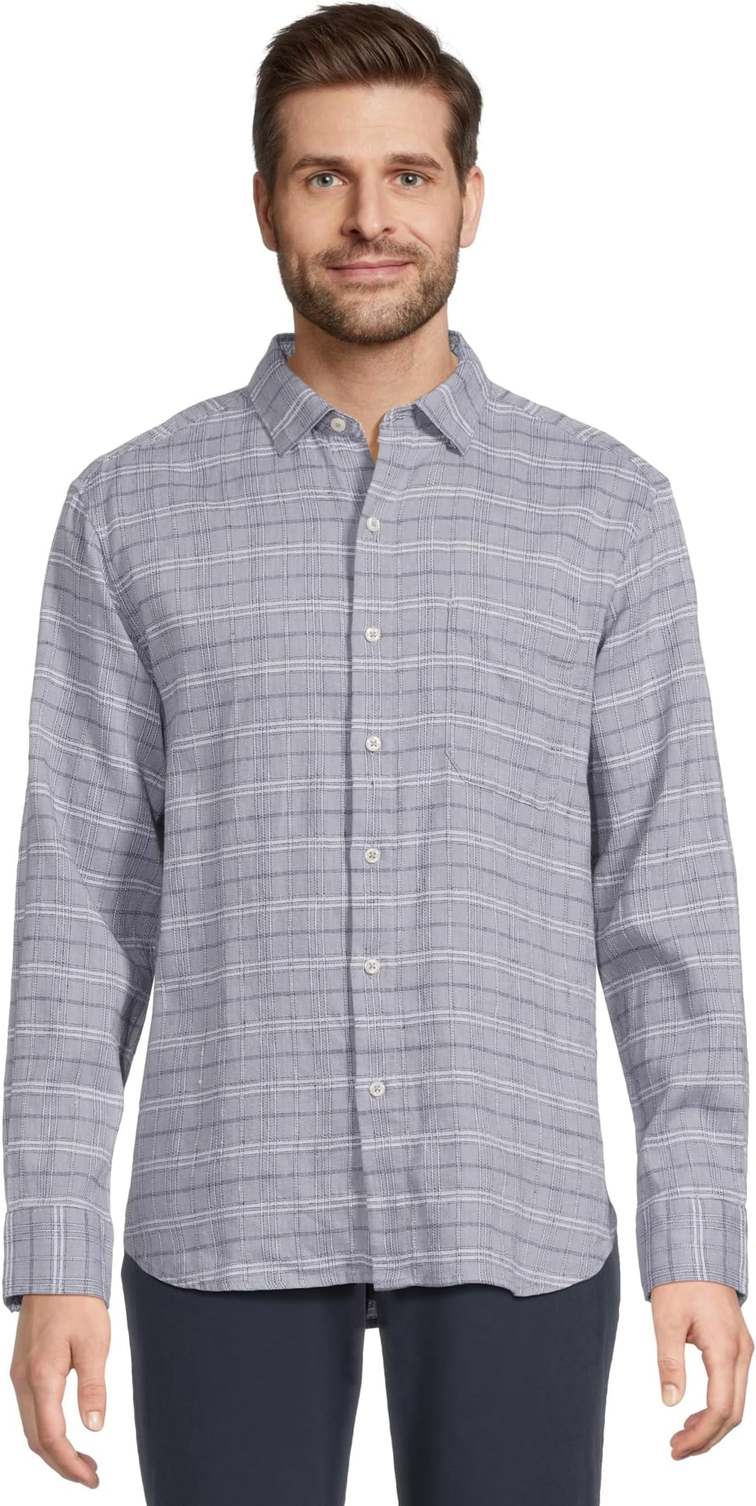 

Мужская клетчатая рубашка Barbados Breeze Playa Tommy Bahama, Raincloud