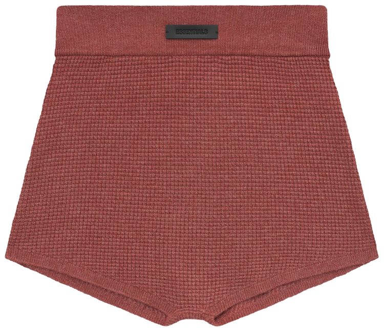

Шорты Fear of God Essentials Waffle Boy Short 'Crimson', красный