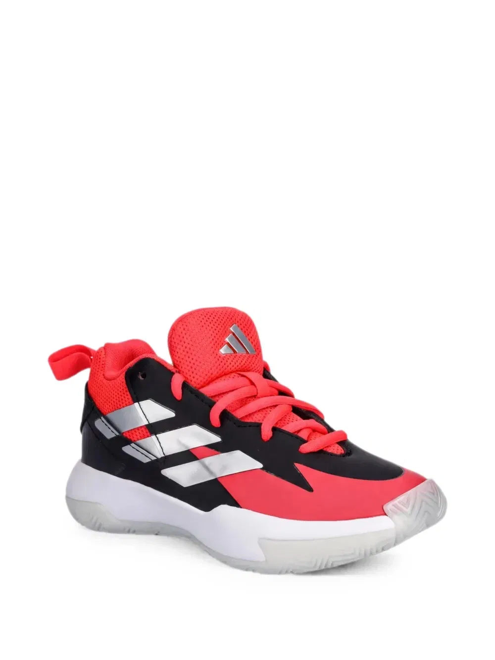 Кеды на шнуровке с полосками Adidas Kids, розовый