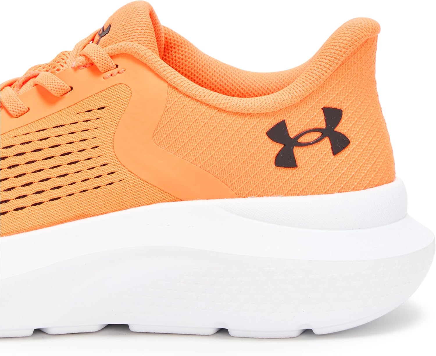 Кроссовки Under Armour Boys Pre School Rogue 4 с альтернативной шнуровкой, черный/оранжевый — фото 4