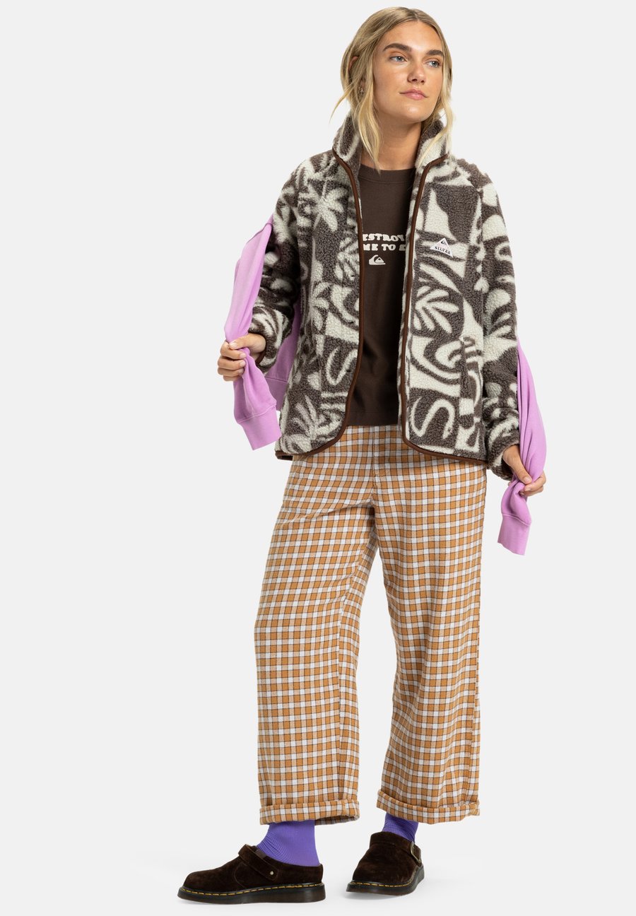 

Флисовая куртка Quiksilver Fleece jacket, Chocolate Brown Chalok Checker/Light Brown
