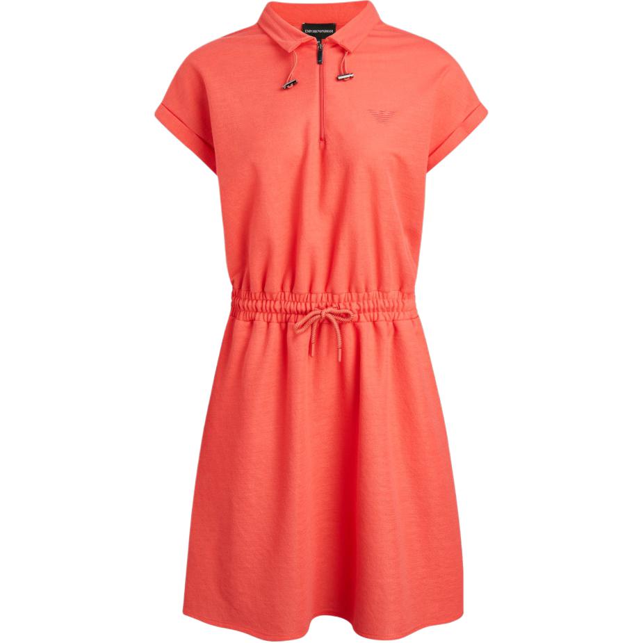 

EMPORIO ARMANI Платье женское с короткими рукавами, красное