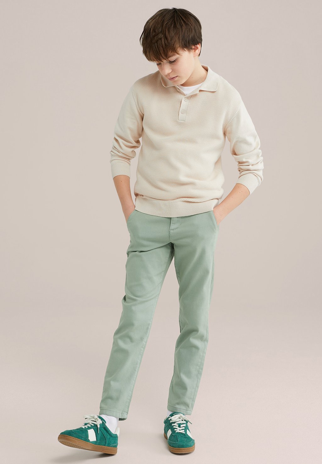 

Чиносы WE Fashion, цвет Pastel Green