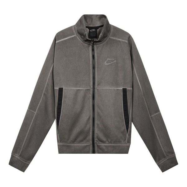 

Куртка Nike Sportswear Embroidered Logo Knit Sports Jacket Gray, мультиколор