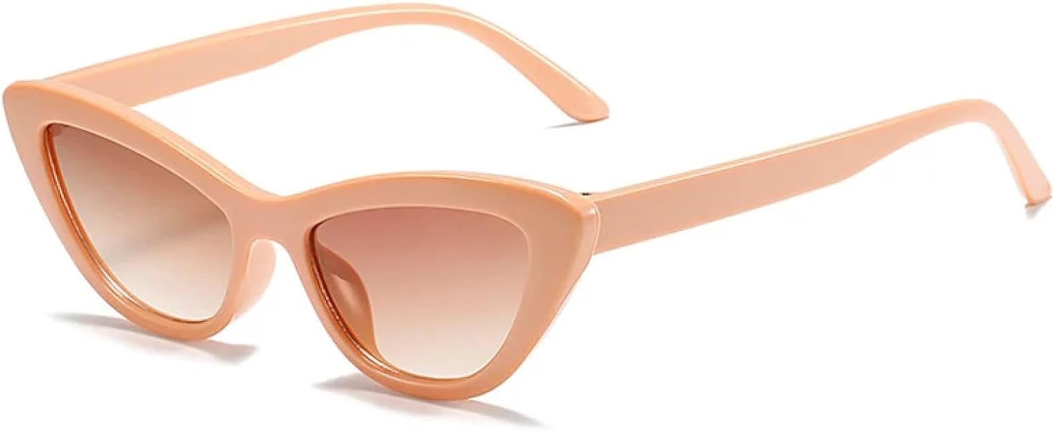 

Солнцезащитные очки с защитой от УФ-излучения UV400 | Оранжевый «кошачий глаз» | Для женщин и мужчин, для занятий спортом на открытом воздухе и вождения DSVIGF, Lightpink-brown