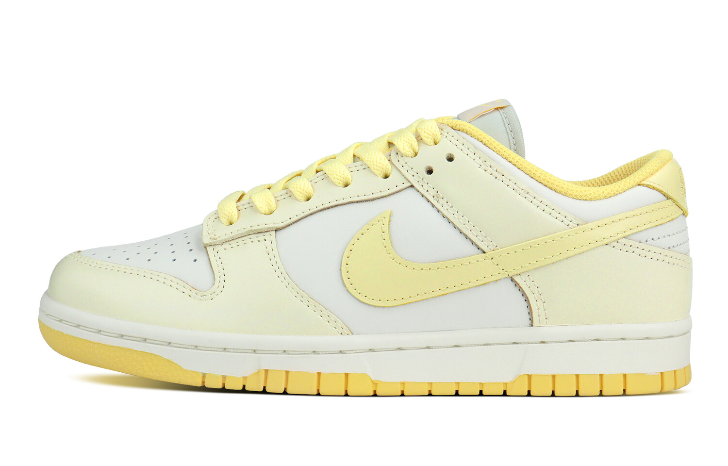 

Кроссовки Nike Dunk Skateboarding Shoes Women's Low-top Gray, светло-желтый