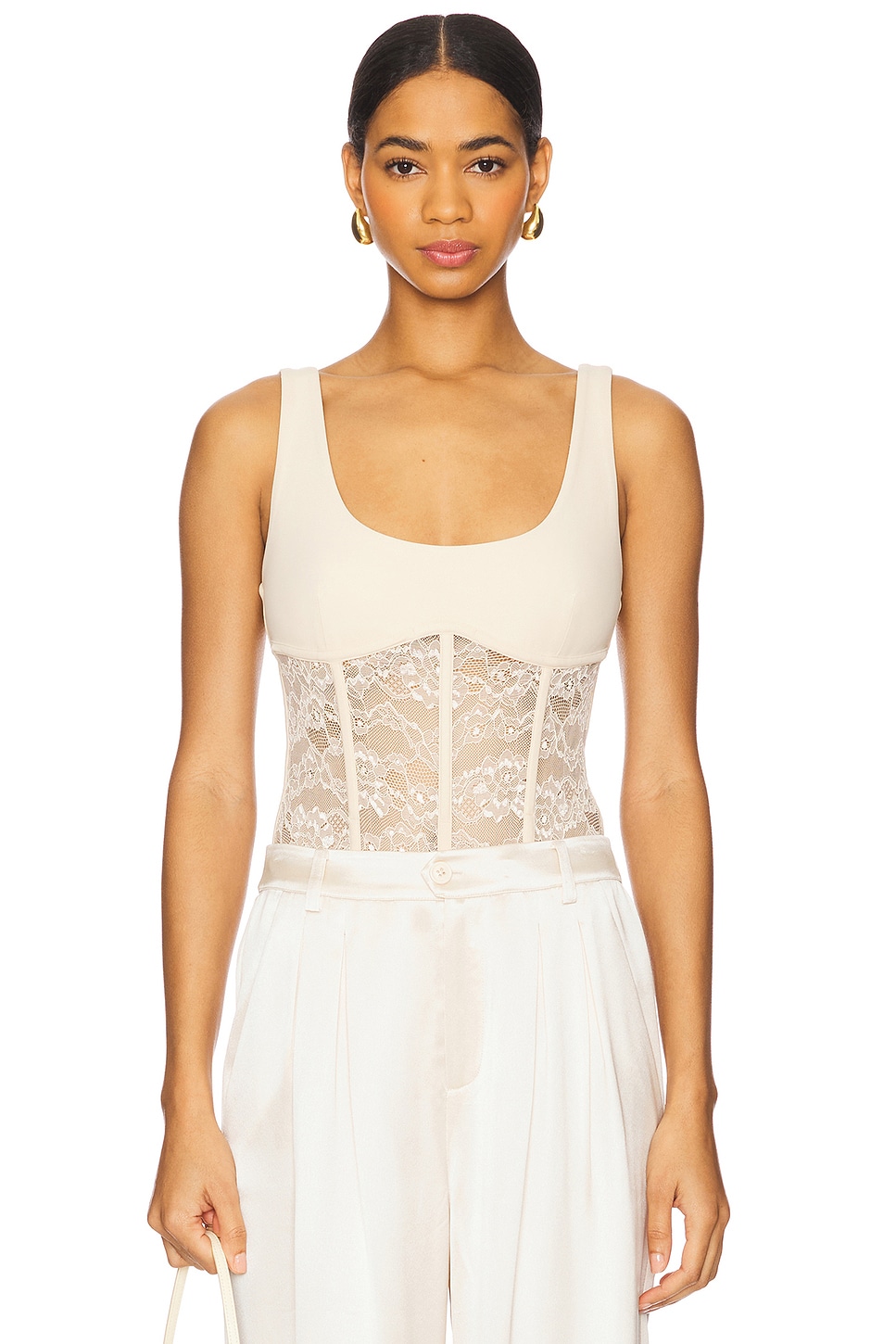 

Боди-корсет Kimber от Cami Nyc, bone