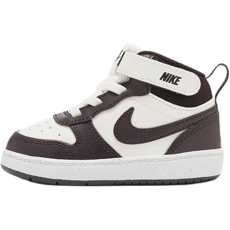 

Nike Кроссовки Court Borough 2 Mid для малышей с устойчивостью к истиранию бело-коричневые