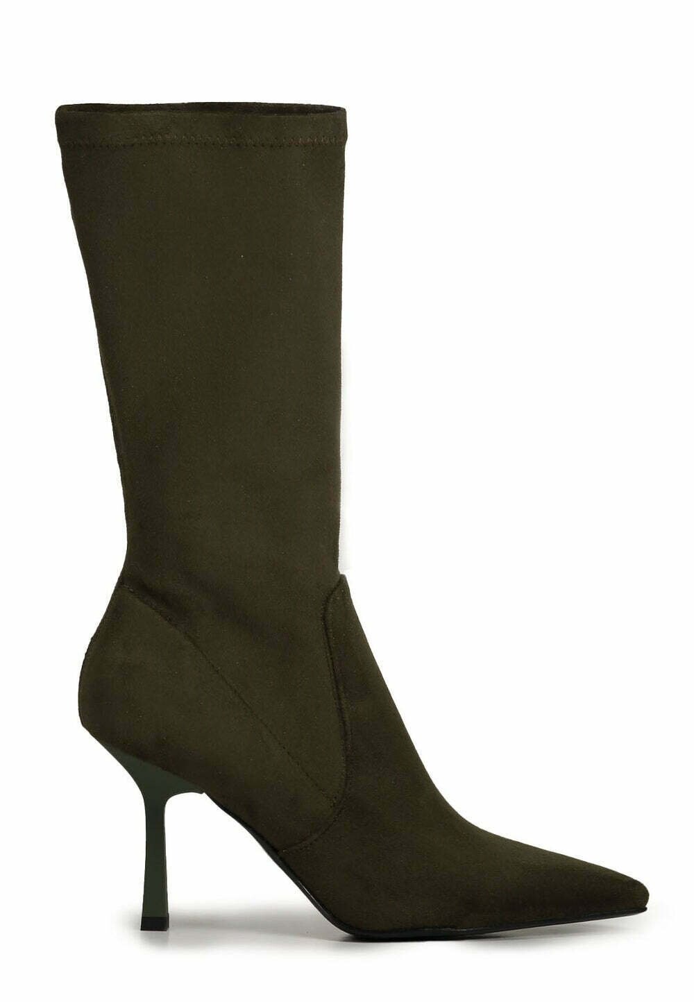 

Ботинки на каблуке Stretch Boot Via Tortona 18, зеленый