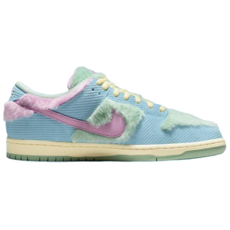 Nike Dunk Low Verdy Visty, сине-зелёно-розовый — фото 3