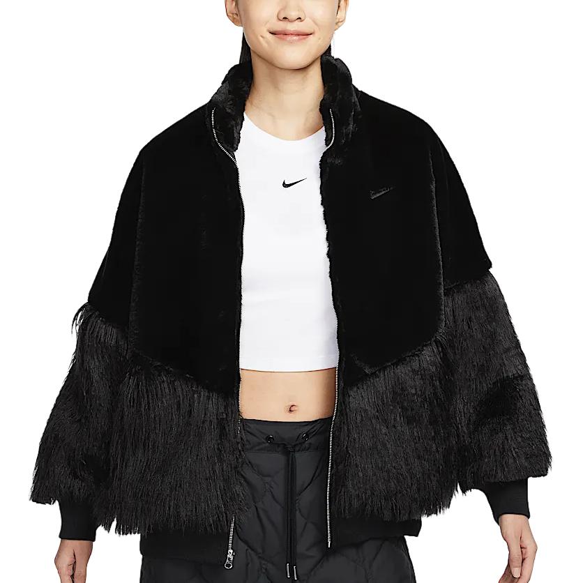 Nike Спортивная куртка женская черная, Black — фото 4