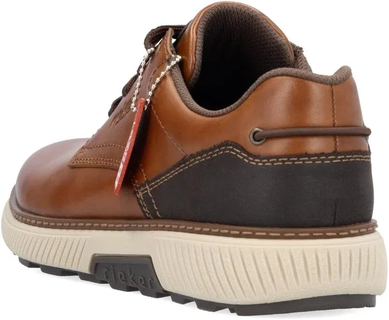 Мужские кроссовки Rieker B3313 на шнуровке со свободной стелькой, Brown 24 — фото 3