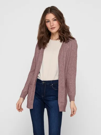 

Only кардиган "ONLLESLY L/S OPEN CARDIGAN KNT NOOS", коричневый