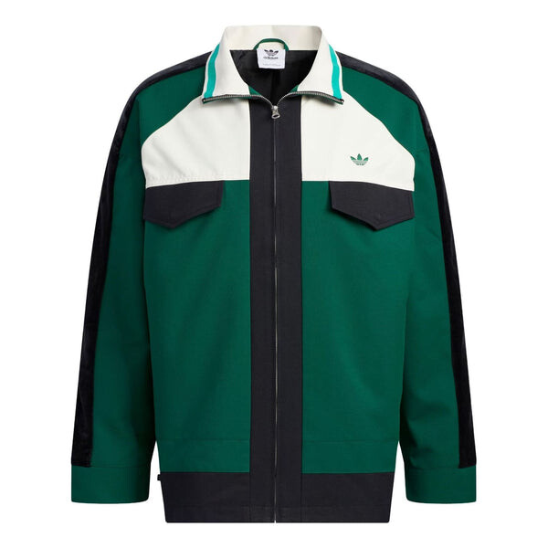 

Куртка adidas originals Anti University Jacket 'Black Green', зеленый