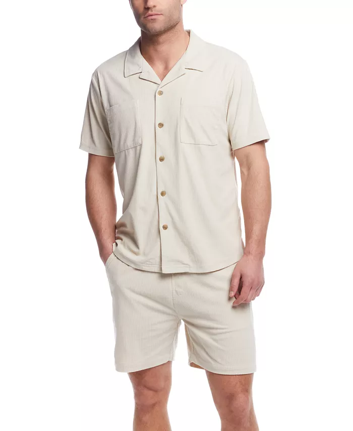 

Мужская классическая рубашка на пуговицах из вельвета Camp Shirt Weatherproof Vintage, коричневый/бежевый