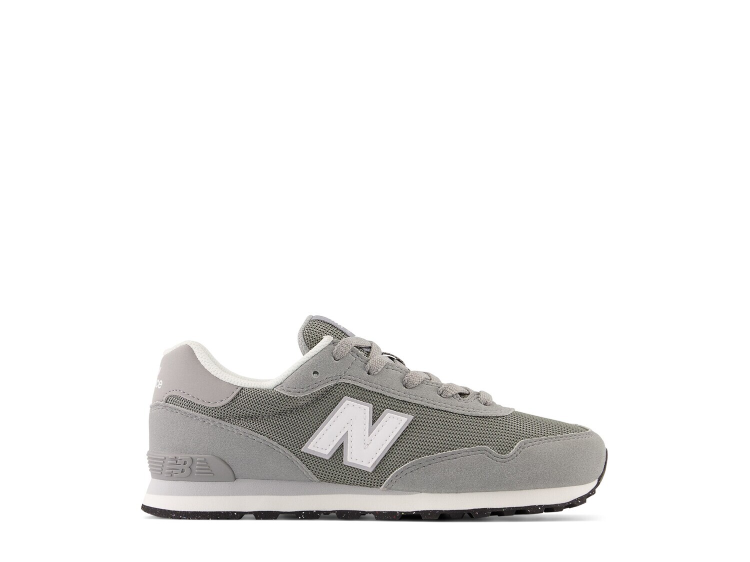 Кроссовки детские New Balance 515 V3 на шнуровке, серый — фото 3