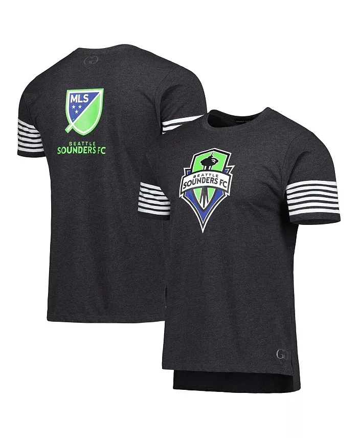 

Мужская футболка Seattle Sounders FC цвета древесного угля Grungy Gentleman