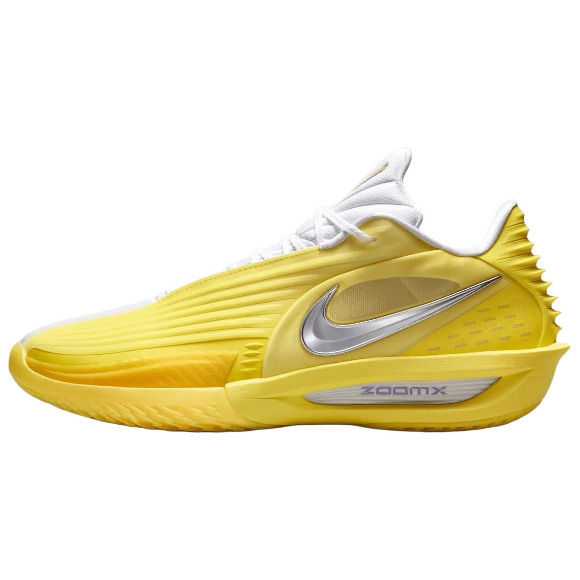 

Nike GT Cut 3 Turbo баскетбольные кроссовки Unisex White Yellow Purple