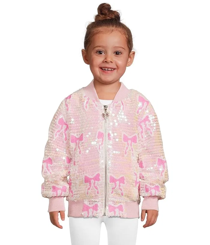 Бомбер с пайетками и бантом Sequin Bow Bomber Lola and The Boys, Multi
