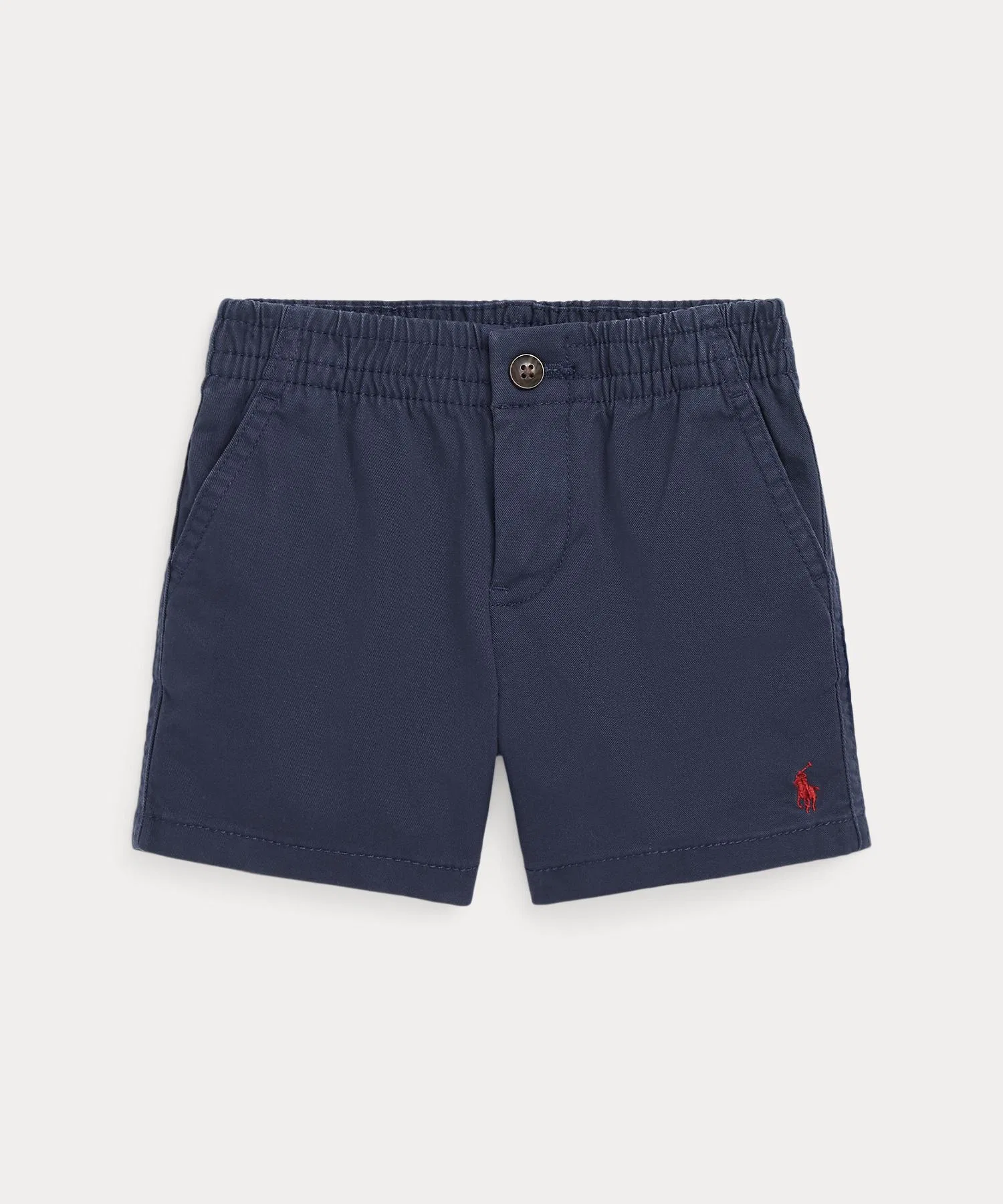 Детские хлопковые шорты POLO RALPH LAUREN CHILDRENSWEAR тёмно-синие