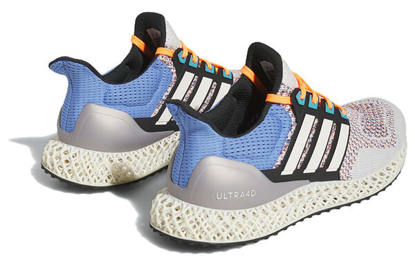 Кроссовки Adidas Ultra 4D Running Shoes 'Chalk White Blue Fusion', белый — фото 4