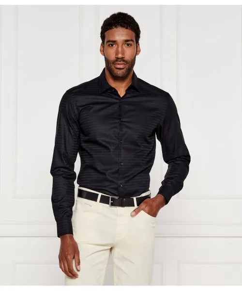 

Рубашка Кенно Slim fit Hugo, черный