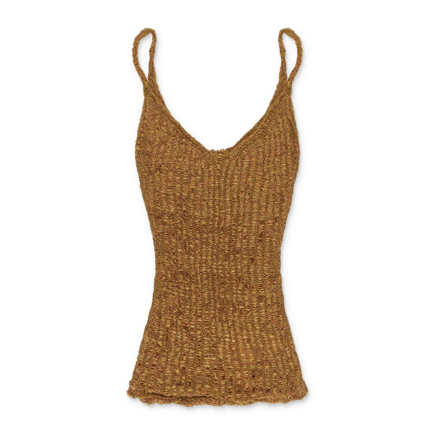 

Коричневый топ с лентой GAUNTLETT CHENG