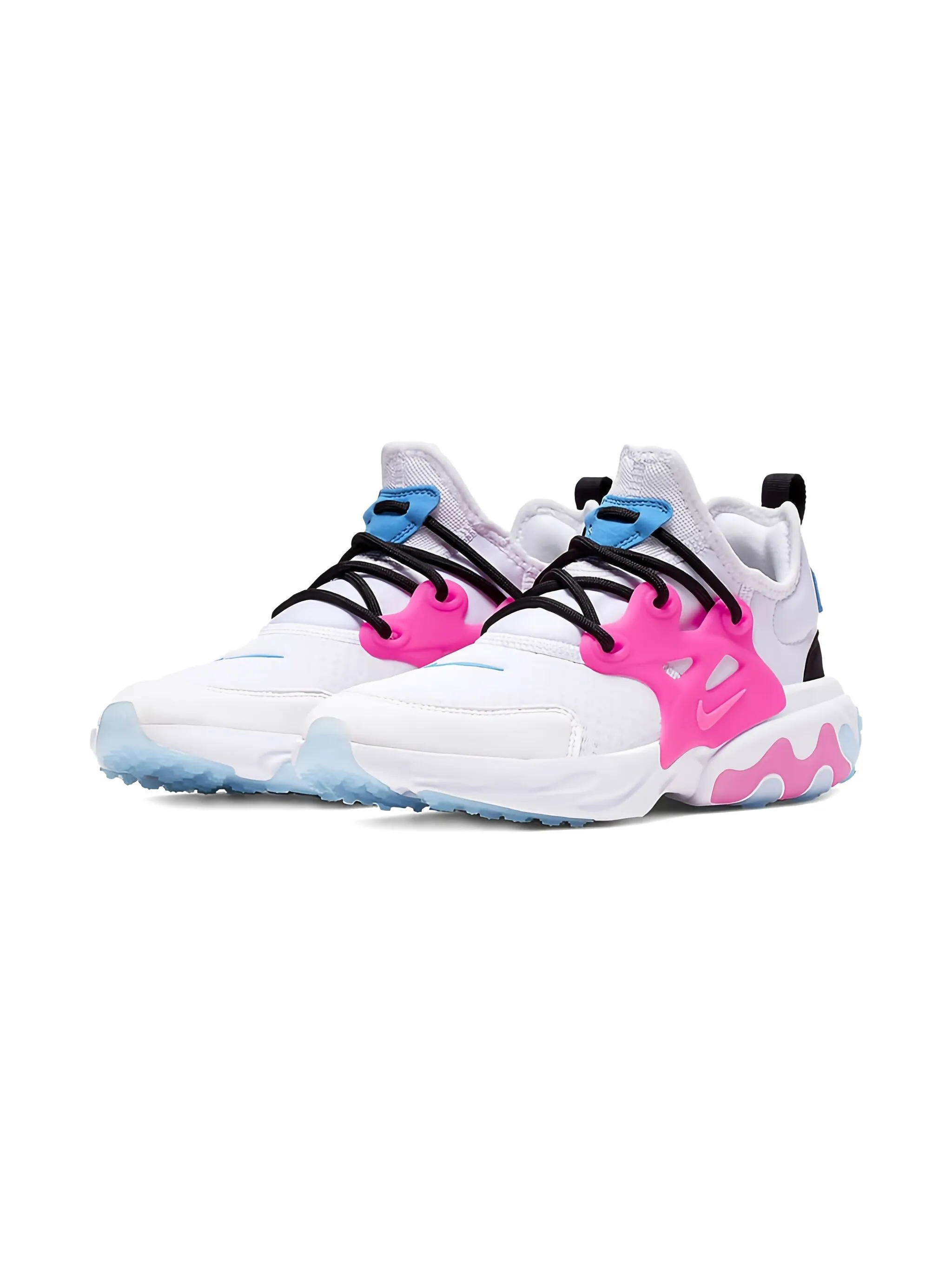 

Кроссовки React Presto White/Hyper Pink/Photo Nike Kids, белый