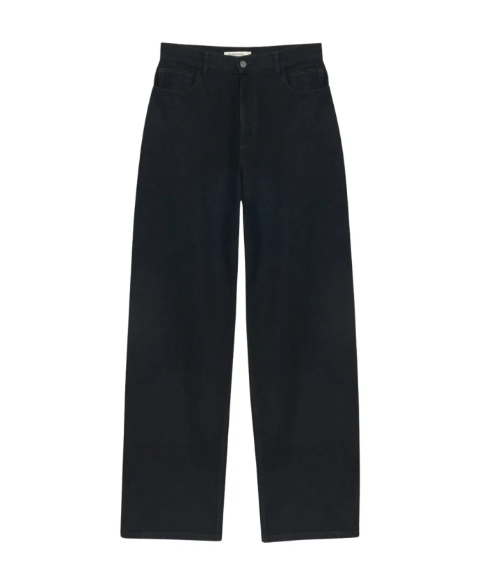 

Джинсы Tns denim женские широкие брюки черные The New Society, черный