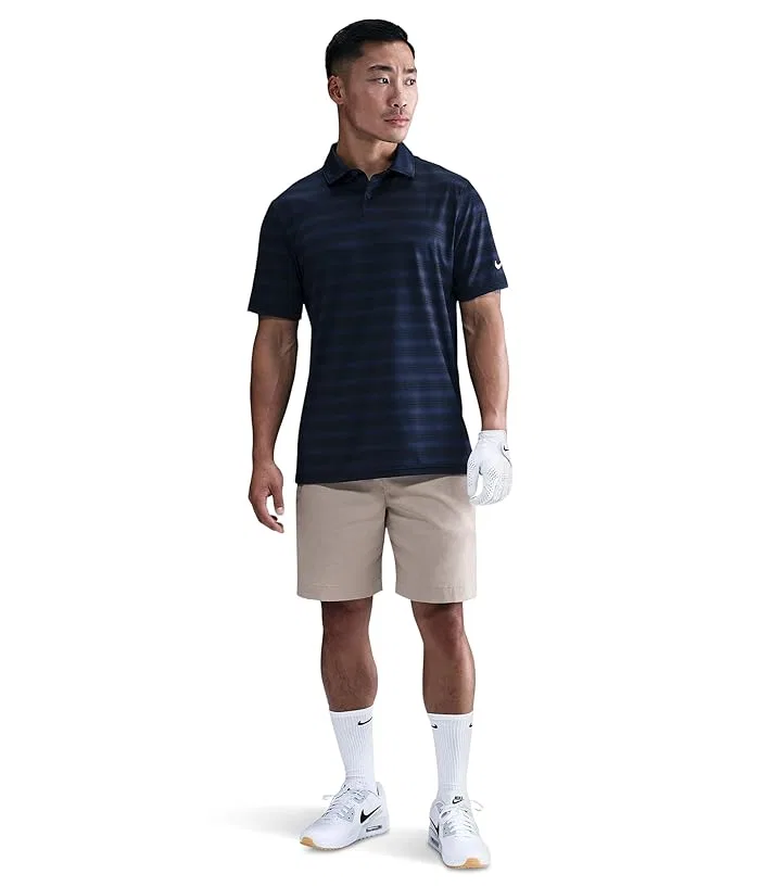 Поло Nike Dri-FIT Good Polo с коротким рукавом полоска, College Navy/College Navy/White