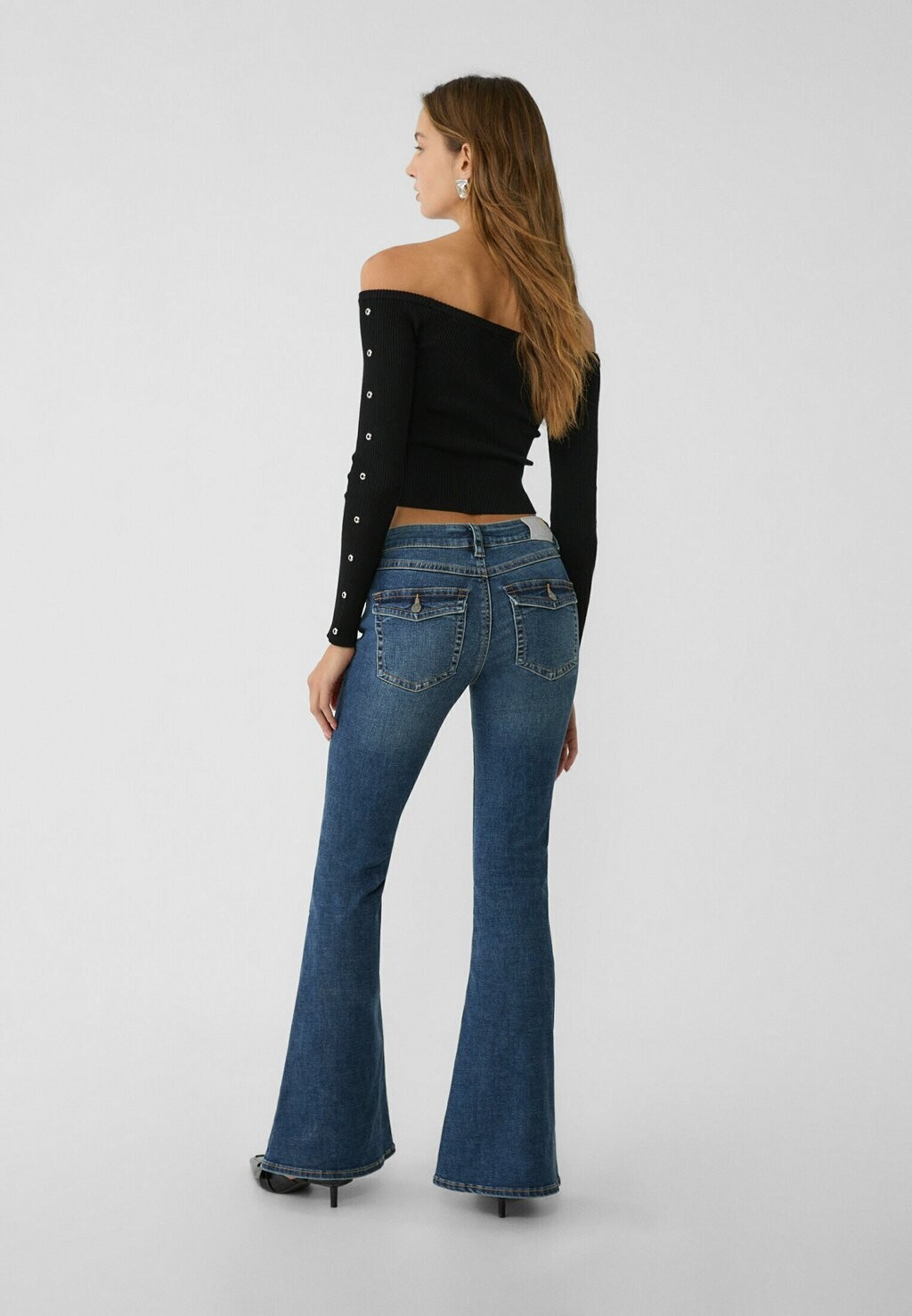 

Джинсы Bootcut Stradivarius, синий