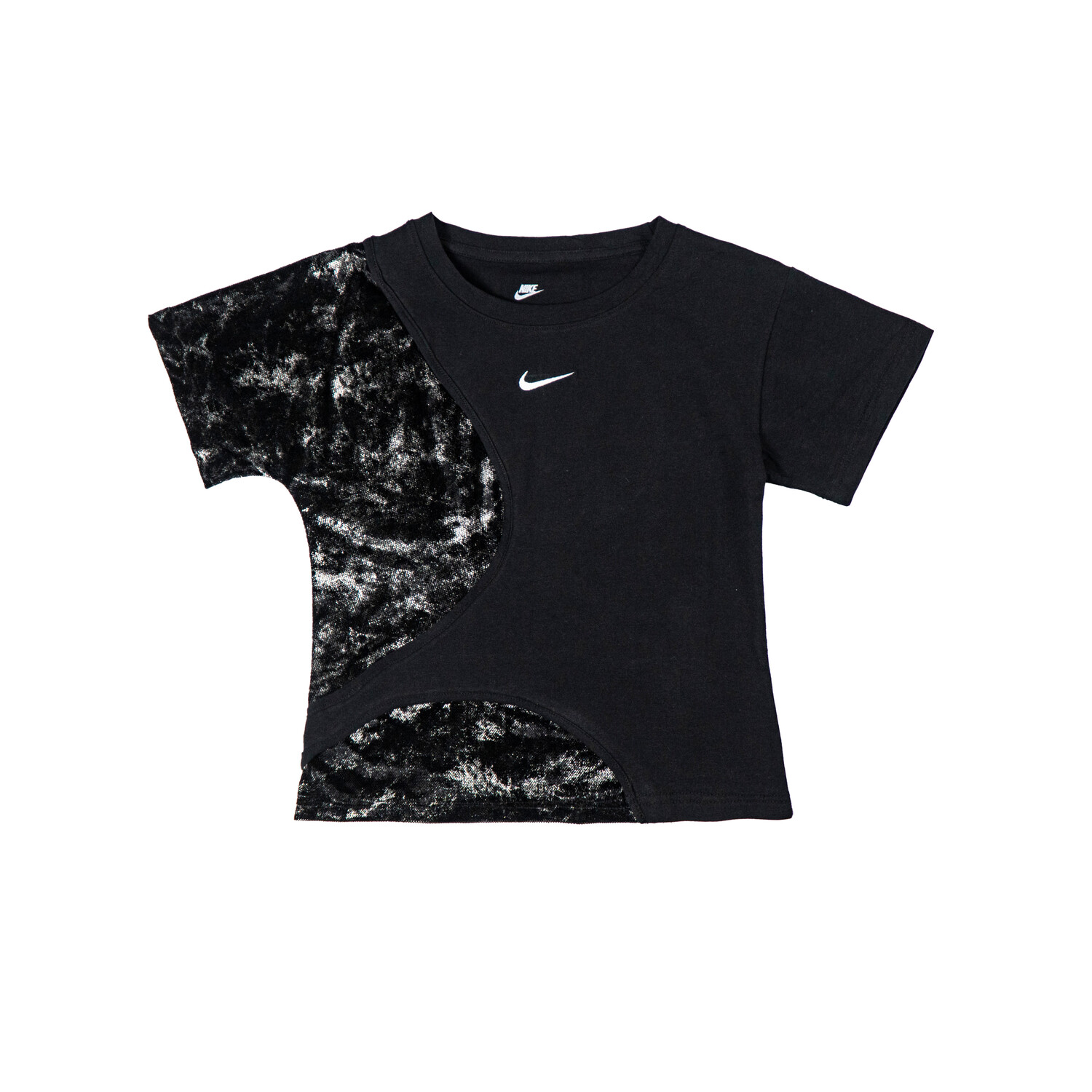 

Укороченный топ женский черный Nike