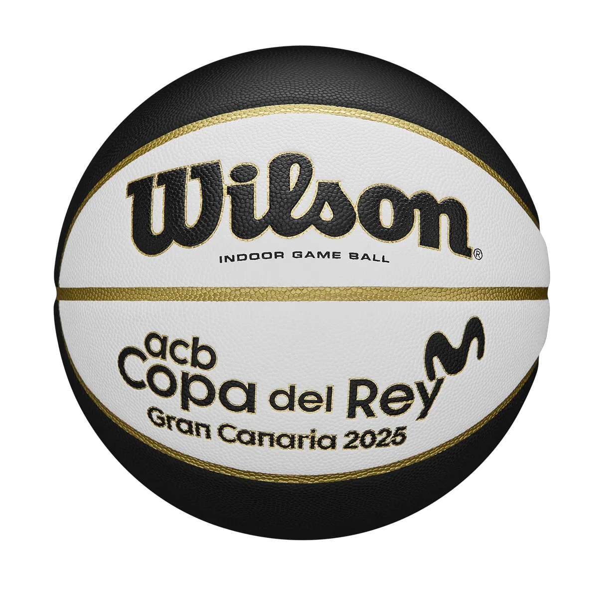 

Баскетбольный мяч Copa del Rey Evo, размер 7 Wilson, черный/белый